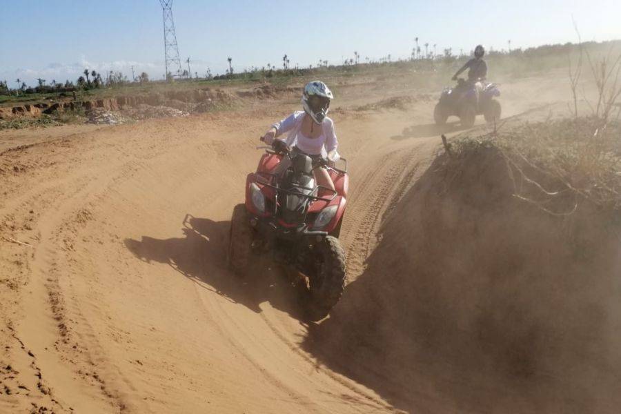 Marrakech Quad Bike Tour in the oasis Palmeraie   