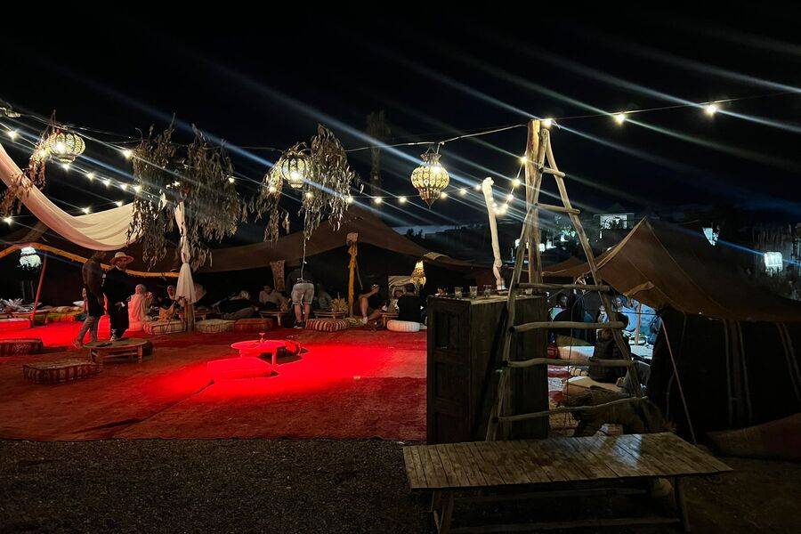 Quad bike and  live show and Diner in Agafay desert trips 