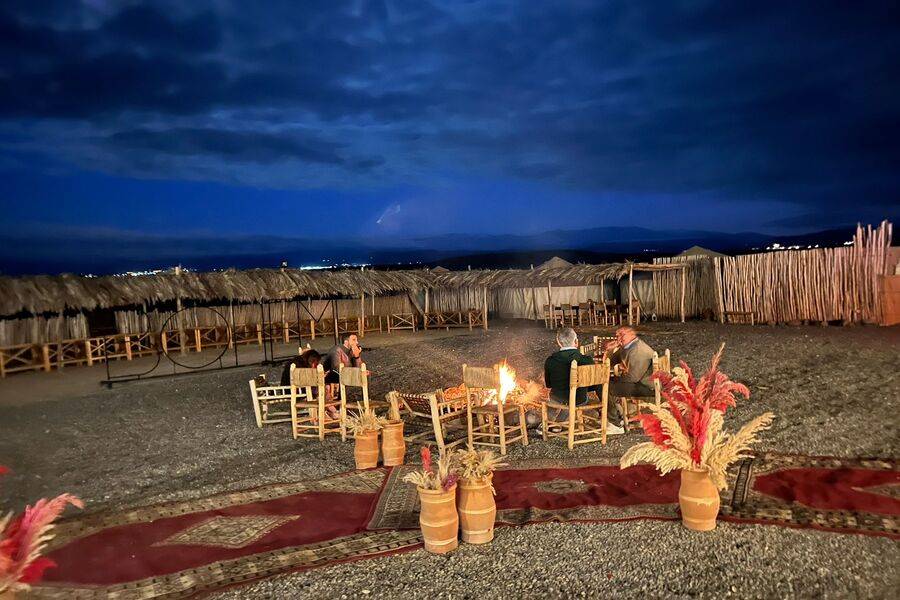 Quad bike and  live show and Diner in Agafay desert trips 