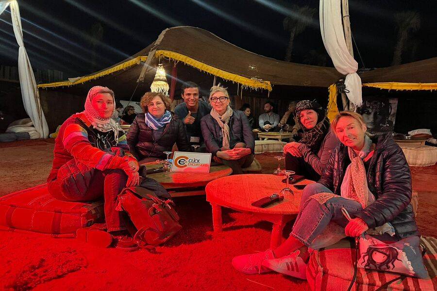 Quad bike and  live show and Diner in Agafay desert trips 