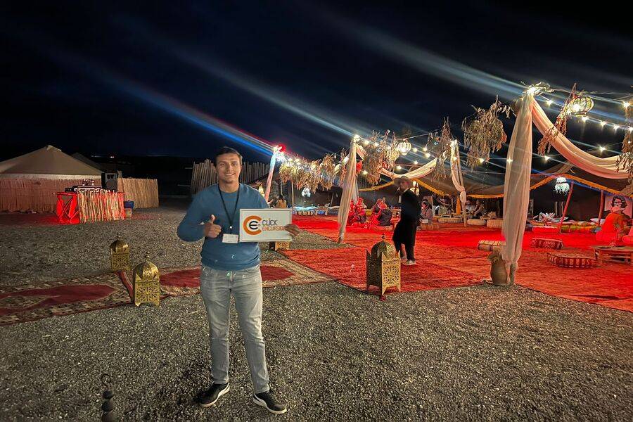 Quad bike and  live show and Diner in Agafay desert trips 