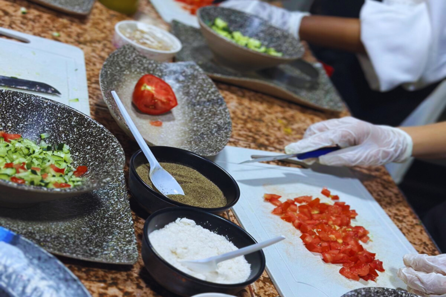 Moroccan Cooking Class in Marrakech — Tajine, Couscous & Mint Tea with Chef