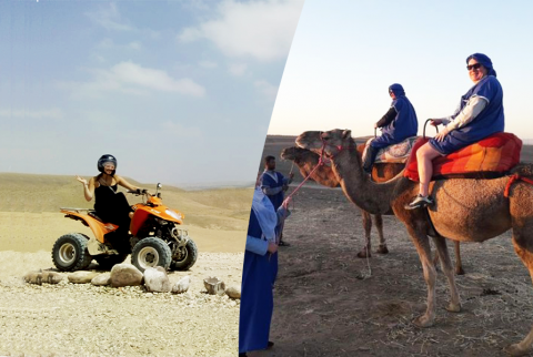 Camel Ride & Quad Bike Experience at Agafay Rocky Desert 