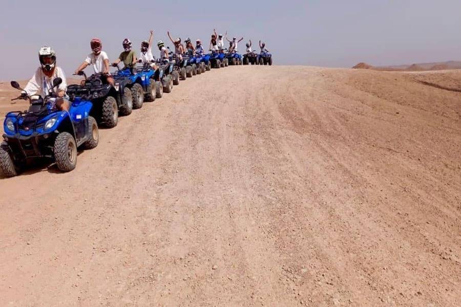 Quad Bike , Camel Ride and Dinner at  Agafay rocky desert 