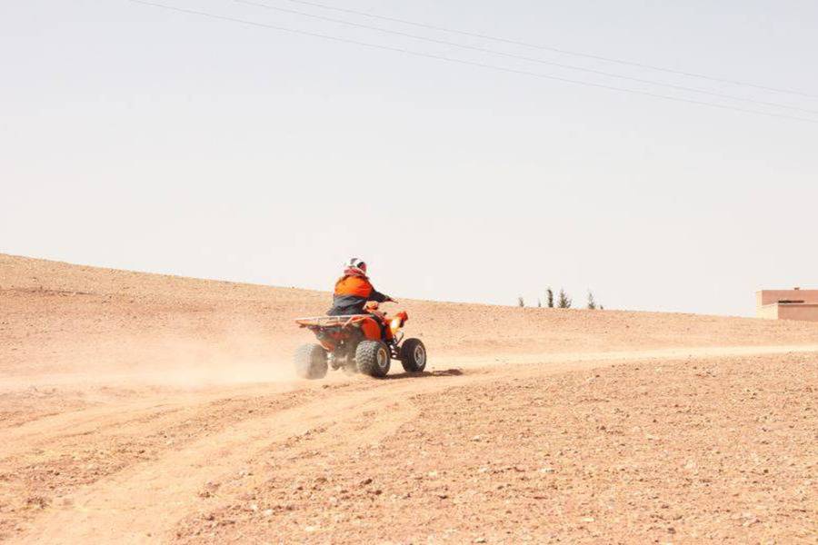 Quad Bike , Camel Ride and Dinner at  Agafay rocky desert 