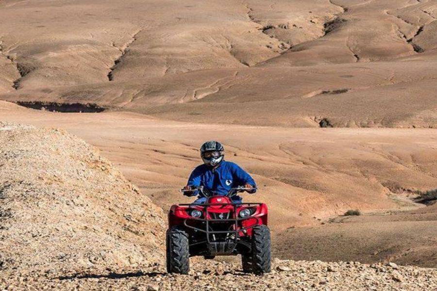 Quad Bike , Camel Ride and Dinner at  Agafay rocky desert 