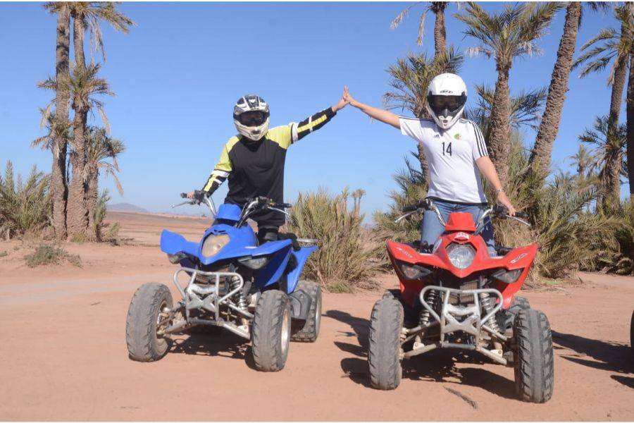 Marrakech Quad Bike Tour in the oasis Palmeraie   