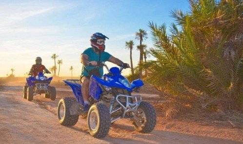 Marrakech Quad Bike Tour in the oasis Palmeraie   