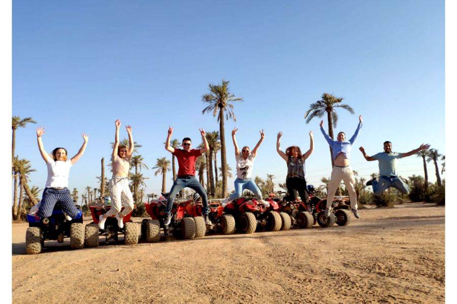 Marrakech Quad Bike Tour in the oasis Palmeraie   