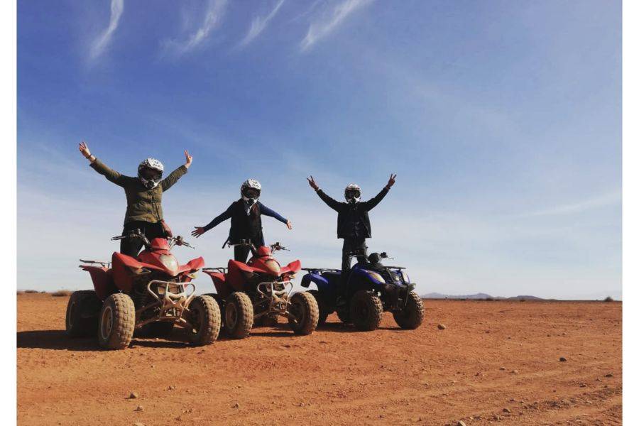 Marrakech Quad Bike Tour in the oasis Palmeraie   