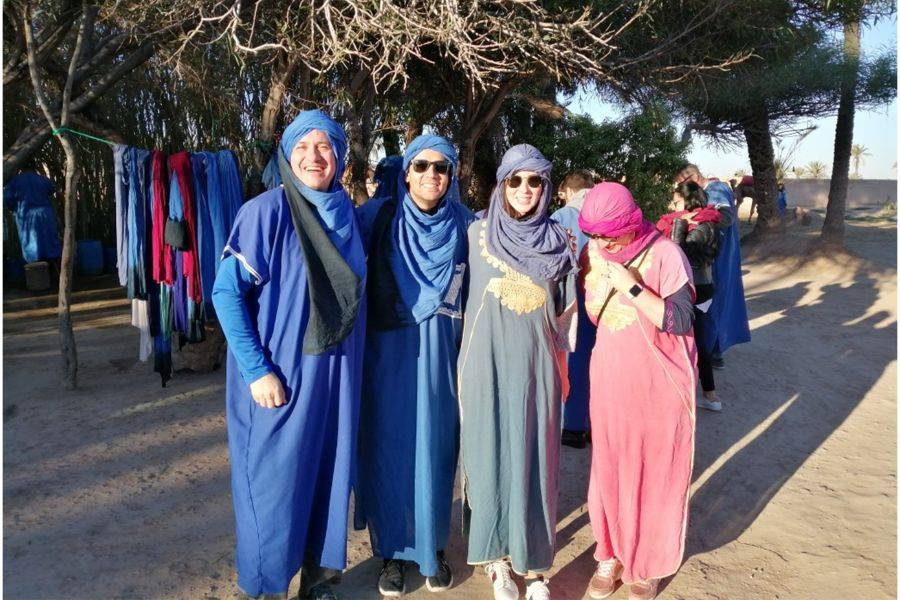 Camel ride in the palmeraie Marrakech