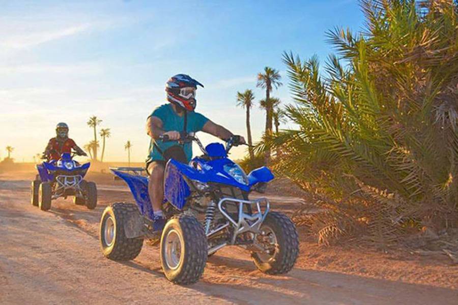 Camel ride, Quad bike & Spa treatment