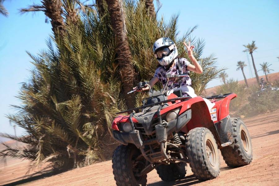 Camel ride, Quad bike & Spa treatment