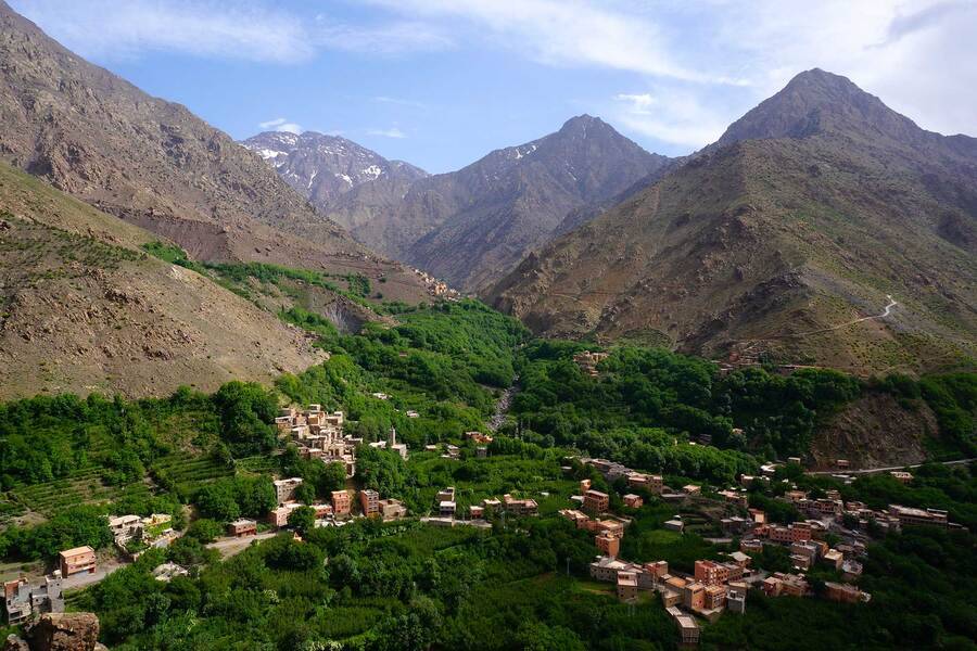 High Atlas Mountain Imlil with the Camel Riding & Diner in Agafay Desert