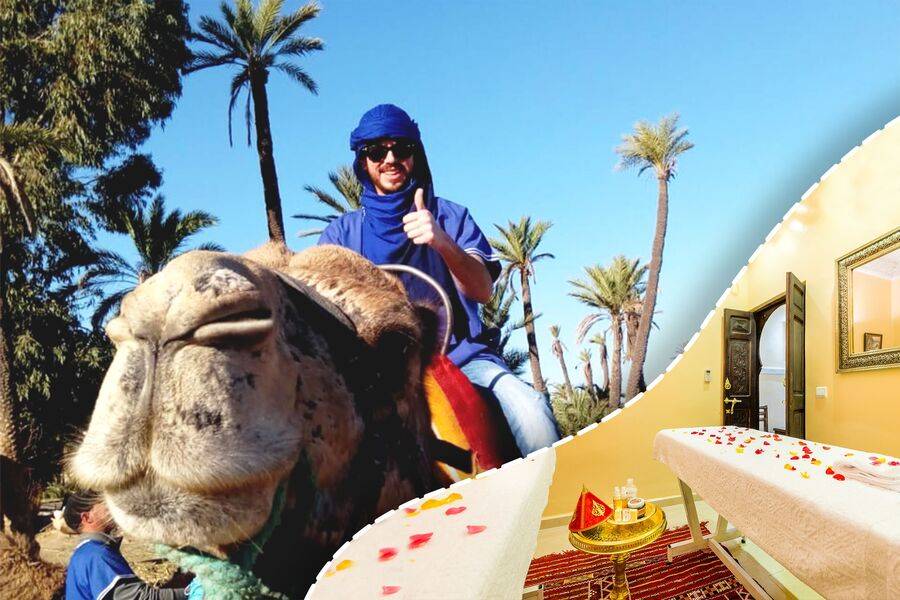 Camel ride, Quad bike & Spa treatment