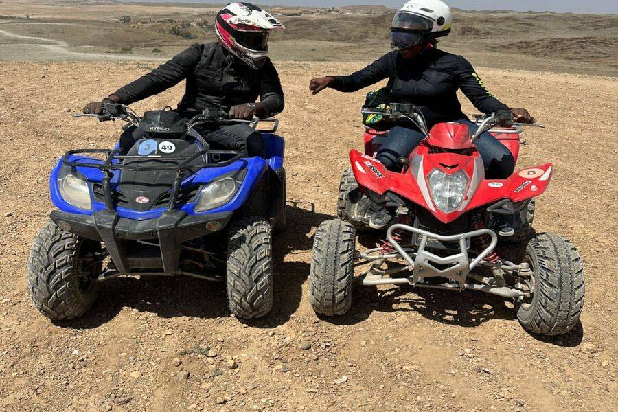 Quad Bike , Camel Ride and Dinner at  Agafay rocky desert 
