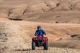 Quad biking in the Agafay desert