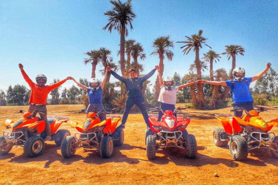 Marrakech Quad Bike Tour in the oasis Palmeraie   