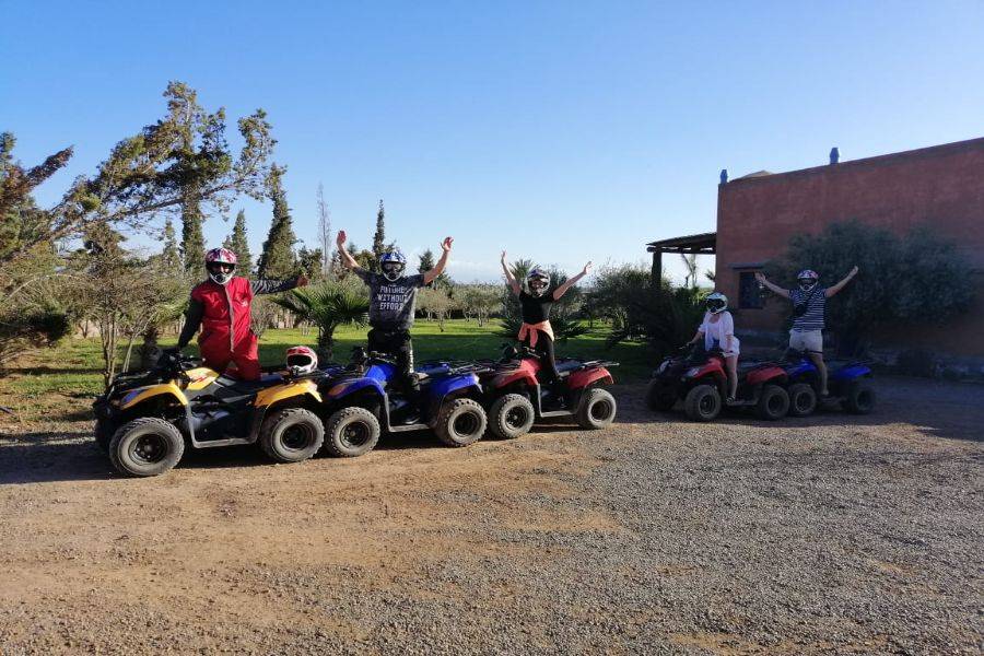 Marrakech Quad Bike Tour in the oasis Palmeraie   