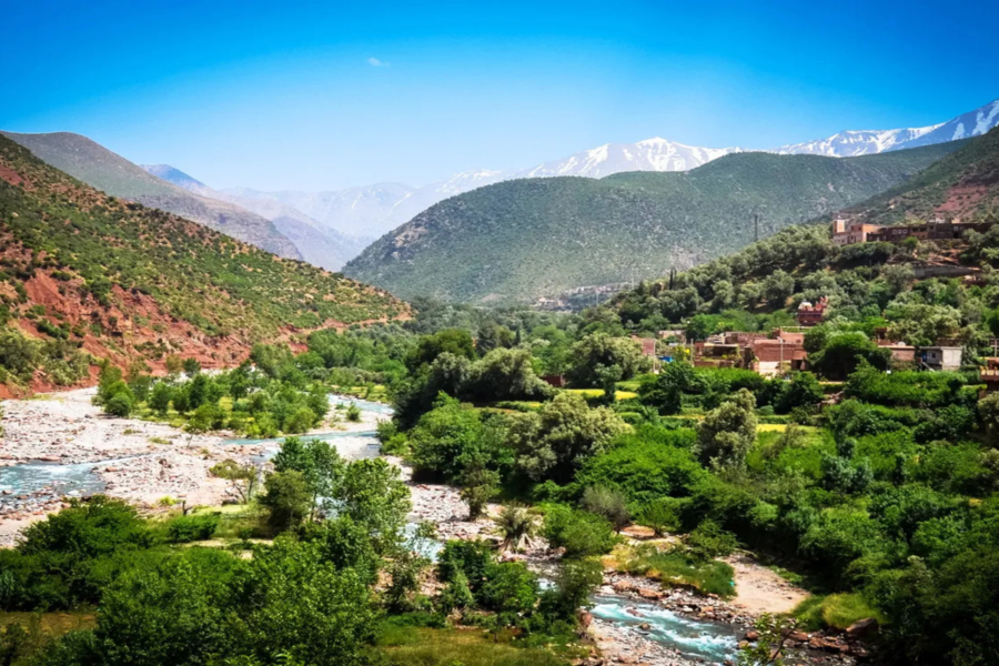 High Atlas Mountain With Visit Tinmel Mosque