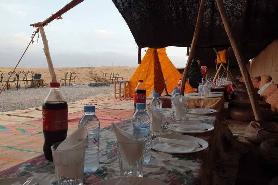Sunset Camel Riding in Agafay Desert and Dinner in Chouf L'Or in Marrakech