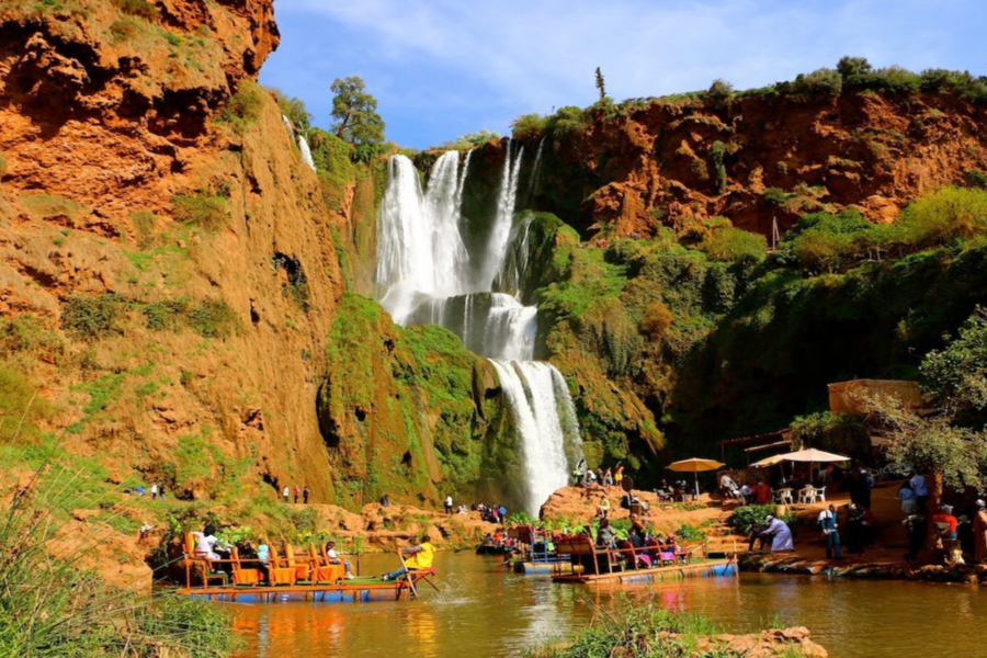 Ouzoud Waterfalls Day Trip from Marrakech — Boat Ride & Barbary Monkeys