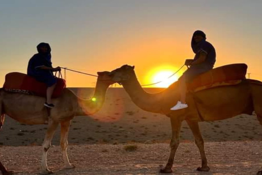 Day Trip Atlas Mountain with Sunset Camel Trekking in Agafay Sahara