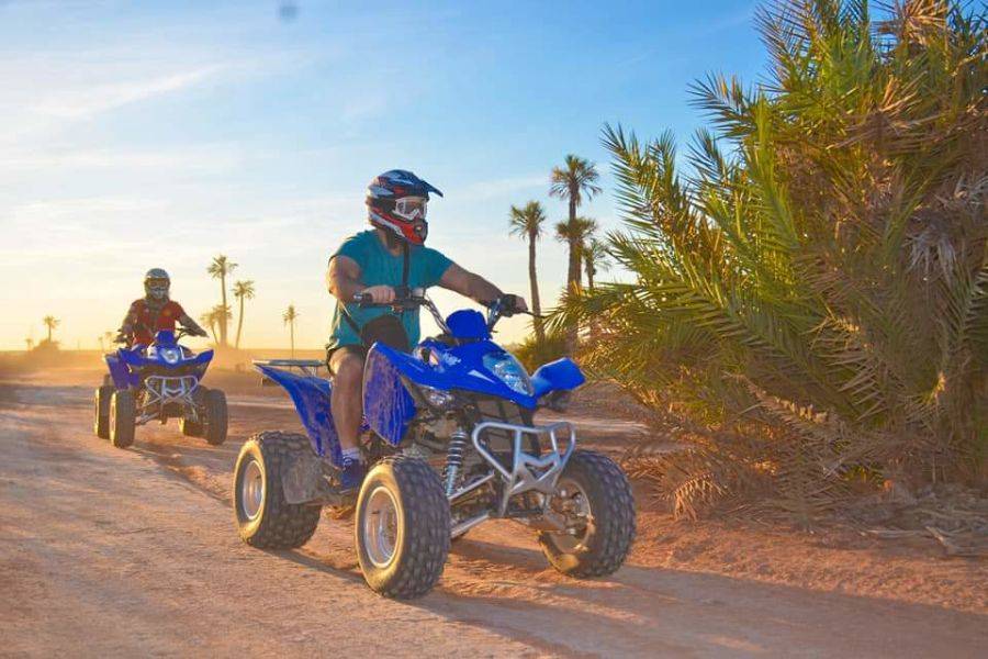 Marrakech Quad Bike Tour in the oasis Palmeraie   