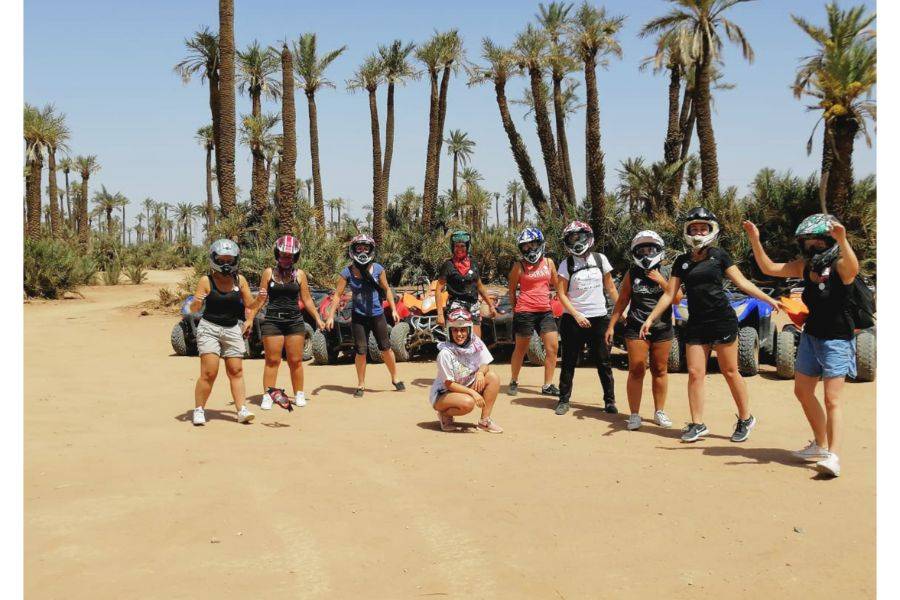Marrakech Quad Bike Tour in the oasis Palmeraie   