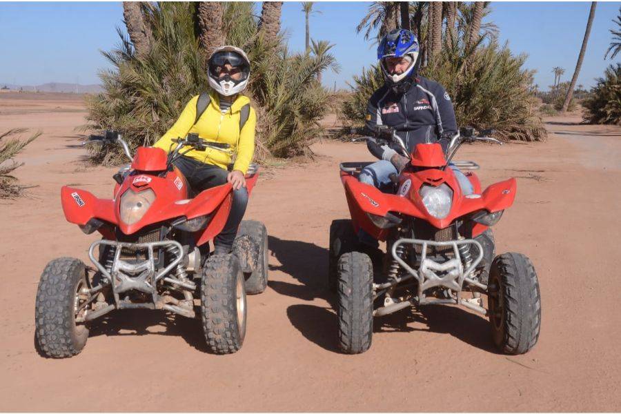 Marrakech Quad Bike Tour in the oasis Palmeraie   