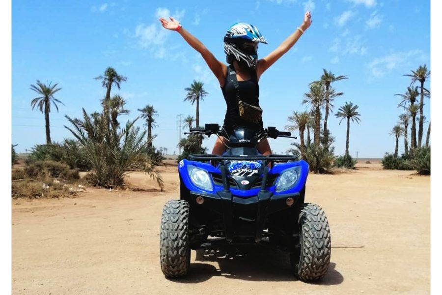 Marrakech Quad Bike Tour in the oasis Palmeraie   