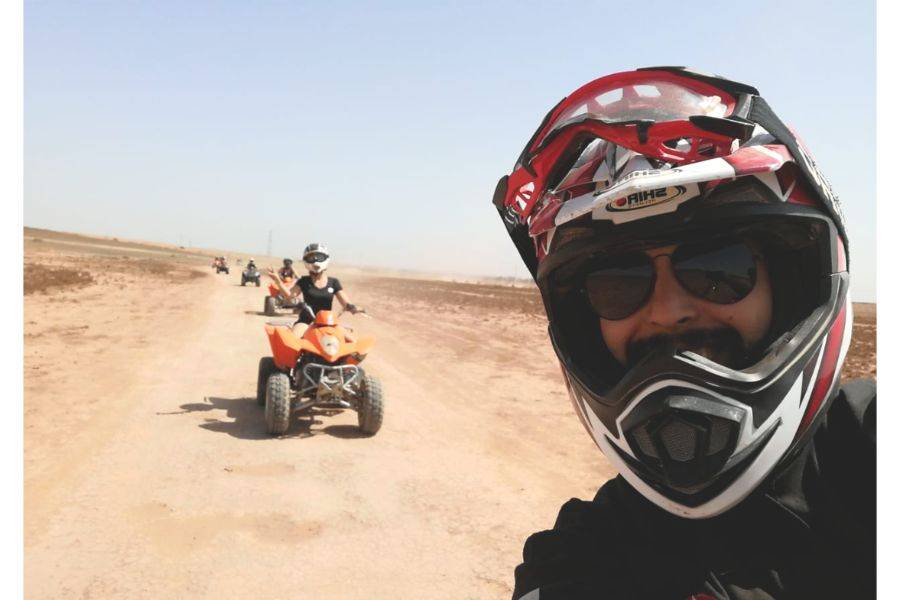 Marrakech Quad Bike Tour in the oasis Palmeraie   