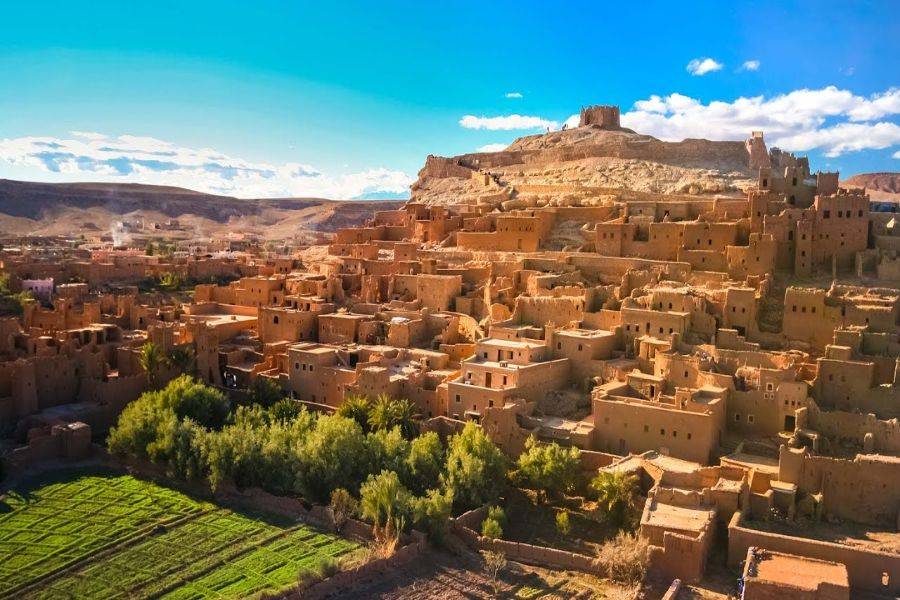 Ouarzazate, Kasbah Ait ben haddou & Oasis Fint 2 days Tour