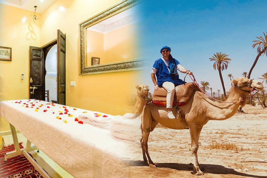 Camel Ride in the Palmeraie & Spa Treatment 